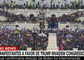 Hordas trumpistas irrumpieron en el Capitolio en Washington causando destrozos y enfrentándose con la policía azuzados por el presidente Donald Trump