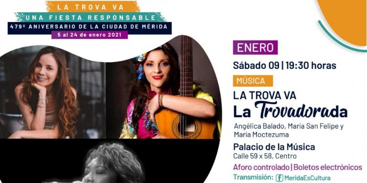 De la trova clásica a las fusiones, del romanticismo al baile y voces femeninas que expresan su sentir nutren la serie de conciertos “La Trova Va” en el Mérida Fest