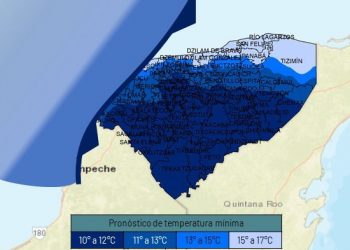 El gobierno del Estado alerta sobre las bajas temperaturas que se esperan en los primeros días del mes de febrero, provocadas por la llegada del frente frío número 33, e invita a protegerse a la ciudadanía