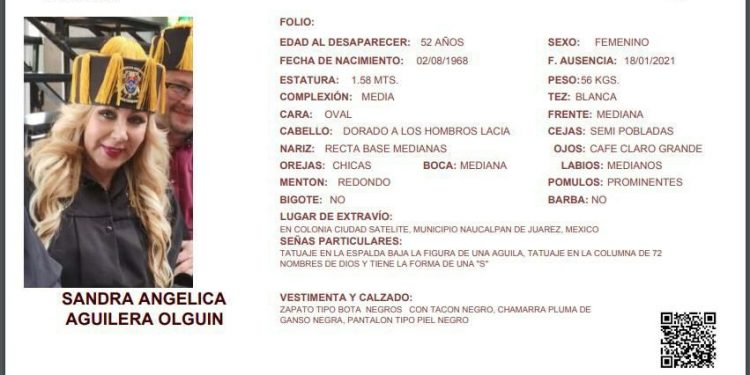 La periodista Sandy Aguilera quien cubre la fuente presidencial, tras dos días desaparecida, fue encontrada con 4 costillas rotas y sangre en los pulmones