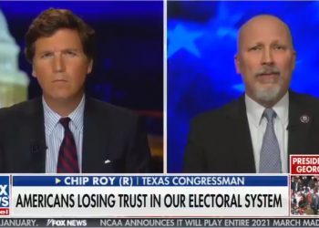 Durante una entrevista en la televisora estadounidense “Fox News Monday”, el senador Republicano por Texas, Chip Roy, amenazó con una guerra civil en su país