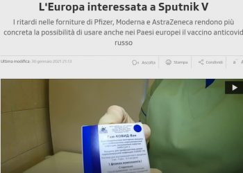 Los retrasos en el suministro de vacunas de Pfizer, Moderna y AstraZeneca hacen que la posibilidad de utilizar la vacuna rusa sea aún más concreta en Europa