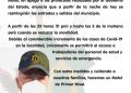 El ayuntamiento de Motul anunció que vuelve a imponer límites a la movilidad con la justificación del coronavirus a partir de la once de la noche y hasta las 5 de la mañana