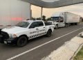 elementos de la Guardia Nacional “ubicaron dos tractocamiones que transportaban aproximadamente 29 millones 995 mil cigarros de aparente procedencia ilícita”