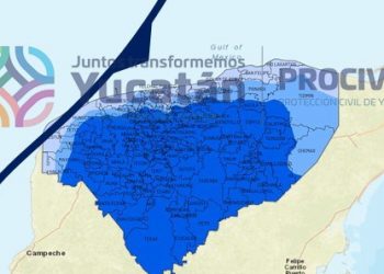 Se informa del ingreso de un frente frío débil a Yucatán, el próximo lunes   La temperatura mínima será de 16 a 19 grados en la mayor parte del estado.