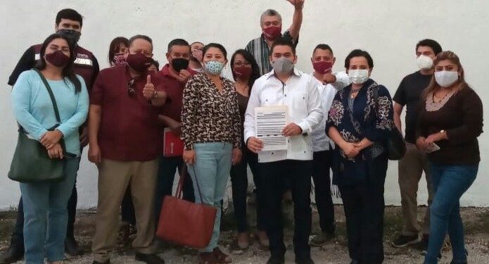Alberto Nolasco Sosa se registró para buscar la candidatura por el III distrito local en Yucatán por Morena