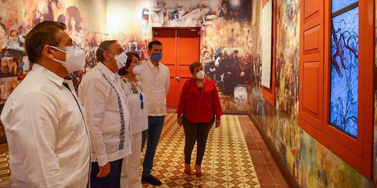 Apertura de planteles escolares se realizará sólo en semáforo verde y cuando las autoridades sanitarias y educativa locales lo consideren dijo en Campeche, la secretaria de Educación Pública, Delfina Gómez Álvarez