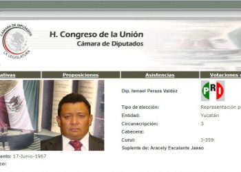 El ex priista campechano, Ismael Peraza Valdés, se registró como aspirante a la candidatura a la alcaldía de Mérida por el Movimiento de Regeneración Nacional