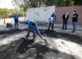 El alcalde Renán Barrera reforzó el trabajo municipal y supervisó acciones de bacheo en el fraccionamiento Nueva Salvador Alvarado Sur / Hoy anuncia su candidatura