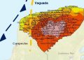 El ingreso de aire marítimo tropical podría generar temperaturas de 30 a 40 grados centígrados en el territorio / También se advierte la llegada de un debilitado frente frío número 39 a la entidad
