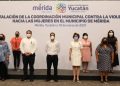 La Coordinación Municipal Contra la Violencia hacia las Mujeres en el Municipio de Mérida, organismo que congrega los esfuerzos de los 3 niveles de gobierno en torno al combate de la discriminación y violencia por motivos de género