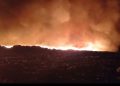 Ayuntamiento de Mérida informó que la madrugada de este lunes se detectó un incendio en terrenos del relleno sanitario, ubicado en el kilómetro 2 de dicha carretera a la altura del kilómetro 43 del Periférico
