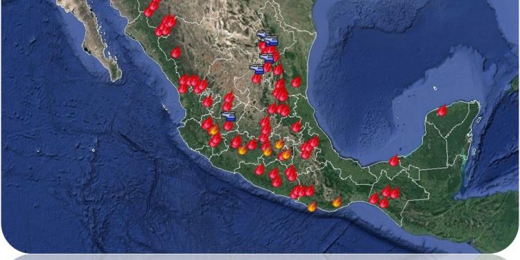Un incendio forestal se registra desde hace cuatro días, en montes aledaños a Dzemul, el cual ya afectó poco más de 10 hectáreas, reveló la Comisión Nacional Forestal
