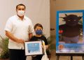 El alcalde Renán Barrera premia a los niños ganadores del concurso “Nombra al Jaguar” / “Booxo” será el nombre de la cría de jaguar negro nacido en diciembre de 2020 en el Centenario