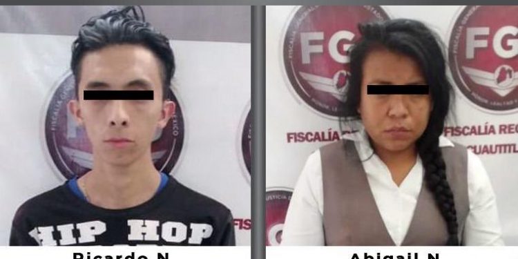 Ejecutiva de Banco Azteca y su pareja robaron más de un millón a un adulto mayor provocando que se suicidara en Huehuetoca, Estado de México / Fueron detenidos tras denuncia póstuma del afectado