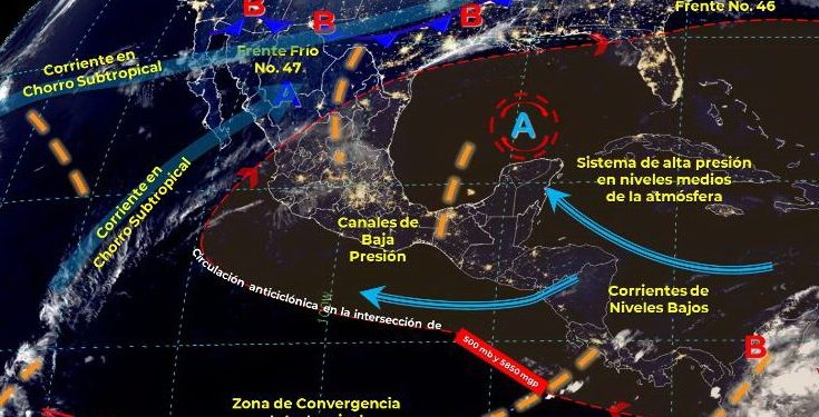En las próximas 24 horas, se prevé cielo despejado a parcialmente nublado, con baja probabilidad para lloviznas aisladas / Temperaturas muy calurosas durante el día y cálidas al amanecer