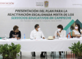 Trabajaremos en coordinación con las madres y padres de familia, así como con los maestros, para un regreso a clases seguro y voluntario en Campeche, asegura la secretaria de Educación federal: Delfina Gómez Álvarez