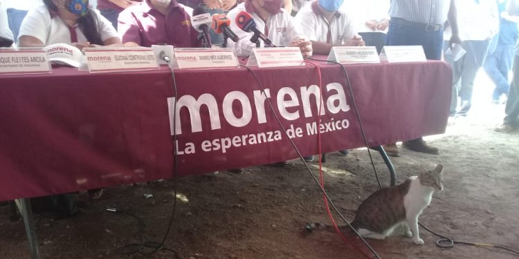 Tardíamente el presidente de Morena, Mario Mex Albornoz,  acusó imposición en lo oscurito y a espaldas de la militancia de candidaturas de personas ajenas al partido en Yucatán: impugnarán, dijo