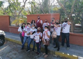 “Para quien quiera hacer política es fundamental escuchar las opiniones de las personas”, manifestó el candidato a diputado federal por Morena por el tercer distrito, Oscar Brito