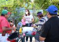 Con gran entusiasmo, alegría y aceptación recibieron este día las vecinas y los vecinos del Fraccionamiento del Parque a la candidata a diputada por el cuarto distrito federal, Geovanna Campos
