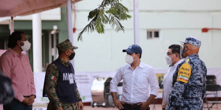 16 módulos se habilitaron en Mérida para iniciar a partir de este miércoles la vacunación contra el coronavirus entre las personas de 60 años y más de Mérida