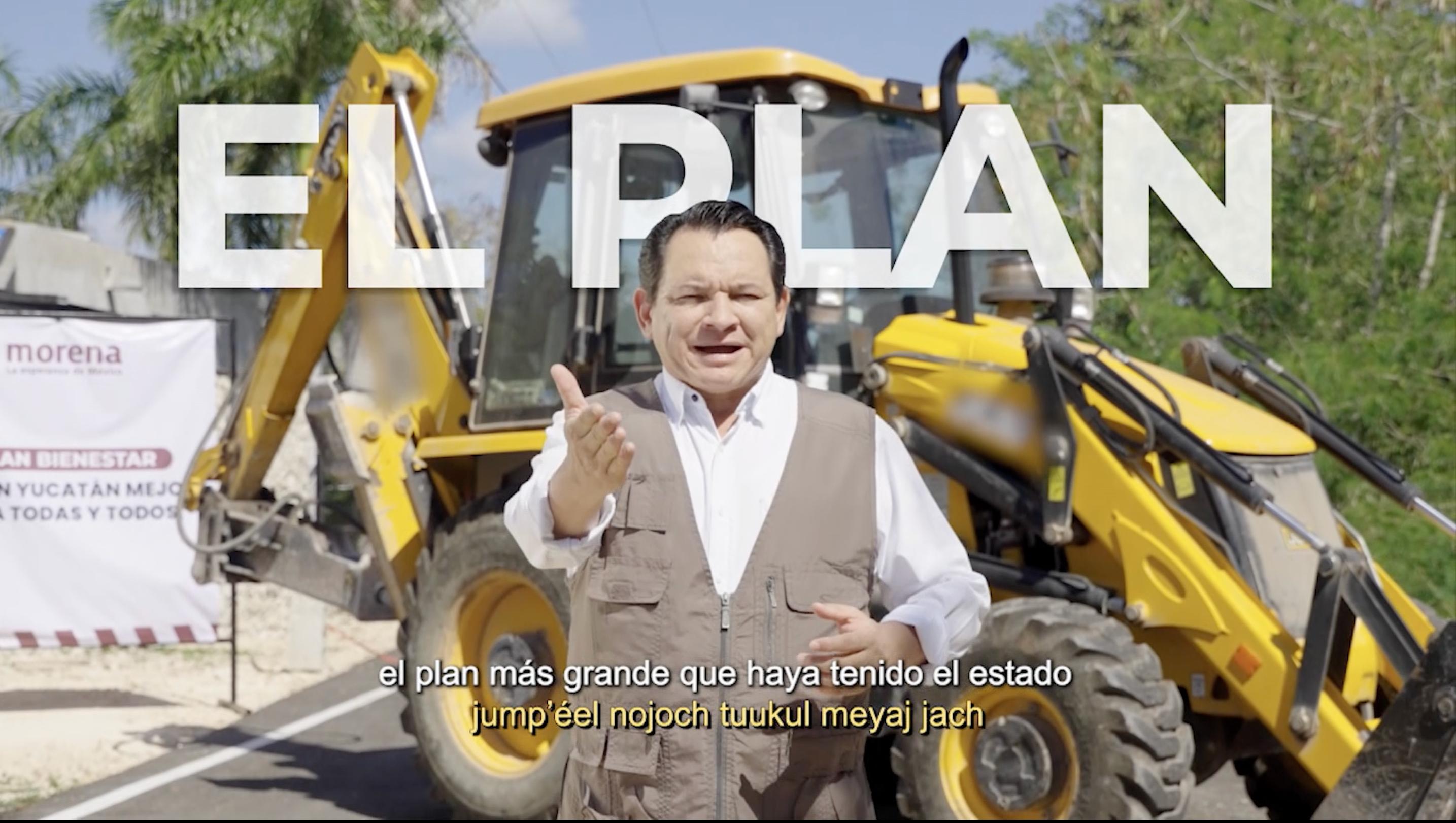 Joaquín “Huacho” Díaz Mena, arrancó su campaña política con el lanzamiento de un spot publicitario en el que da a conocer las primeras muestras del Plan “Bienestar para Yucatán”