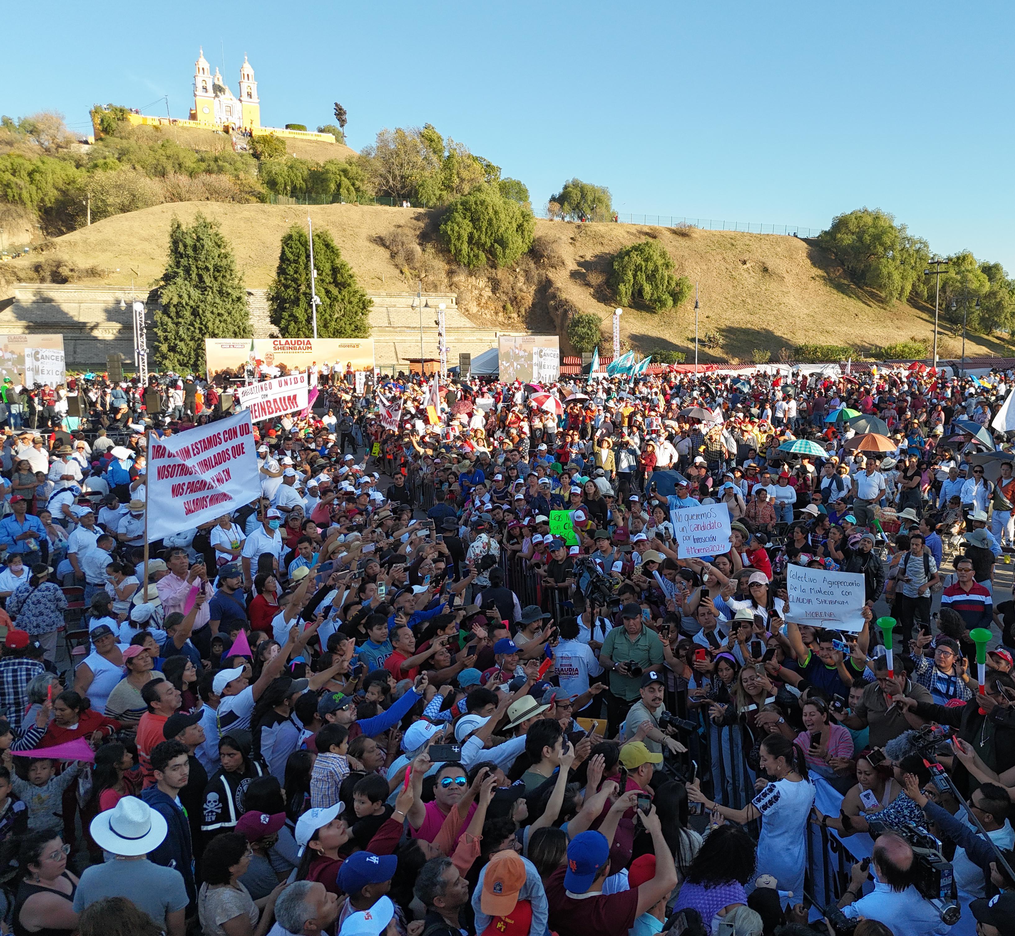 ‘’Vamos a ir por más democracia, por más libertades, por más justicia, —que es el anhelo del pueblo de México —, porque no queremos que vuelva a haber nunca más fraudes electorales’’, aseguró Claudia Sheinbaum Pardo