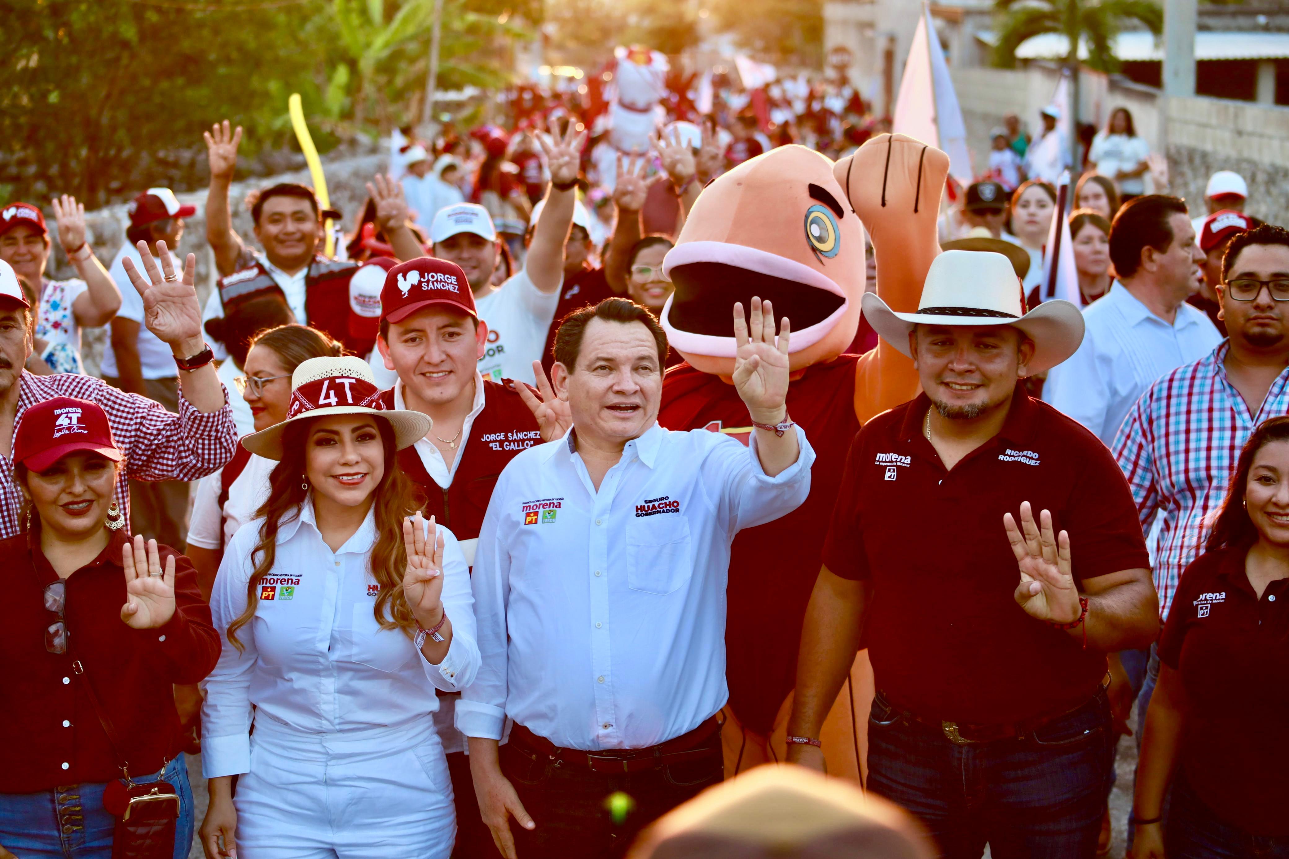 Joaquín Díaz Mena, candidato de Morena, promueve propuestas para beneficiar a los trabajadores del estado