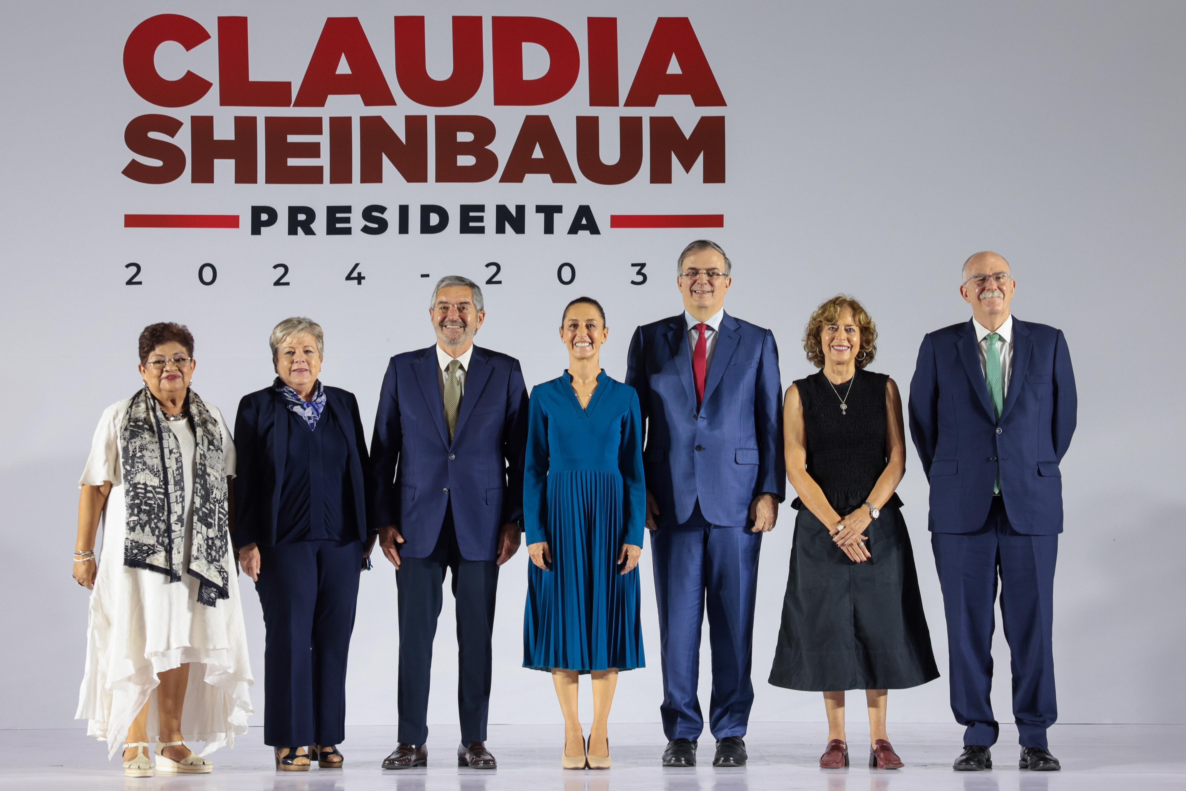 Presidenta electa presentó primera tanda de miembros de su gabinete: Marcelo Ebrard será secretario de economía