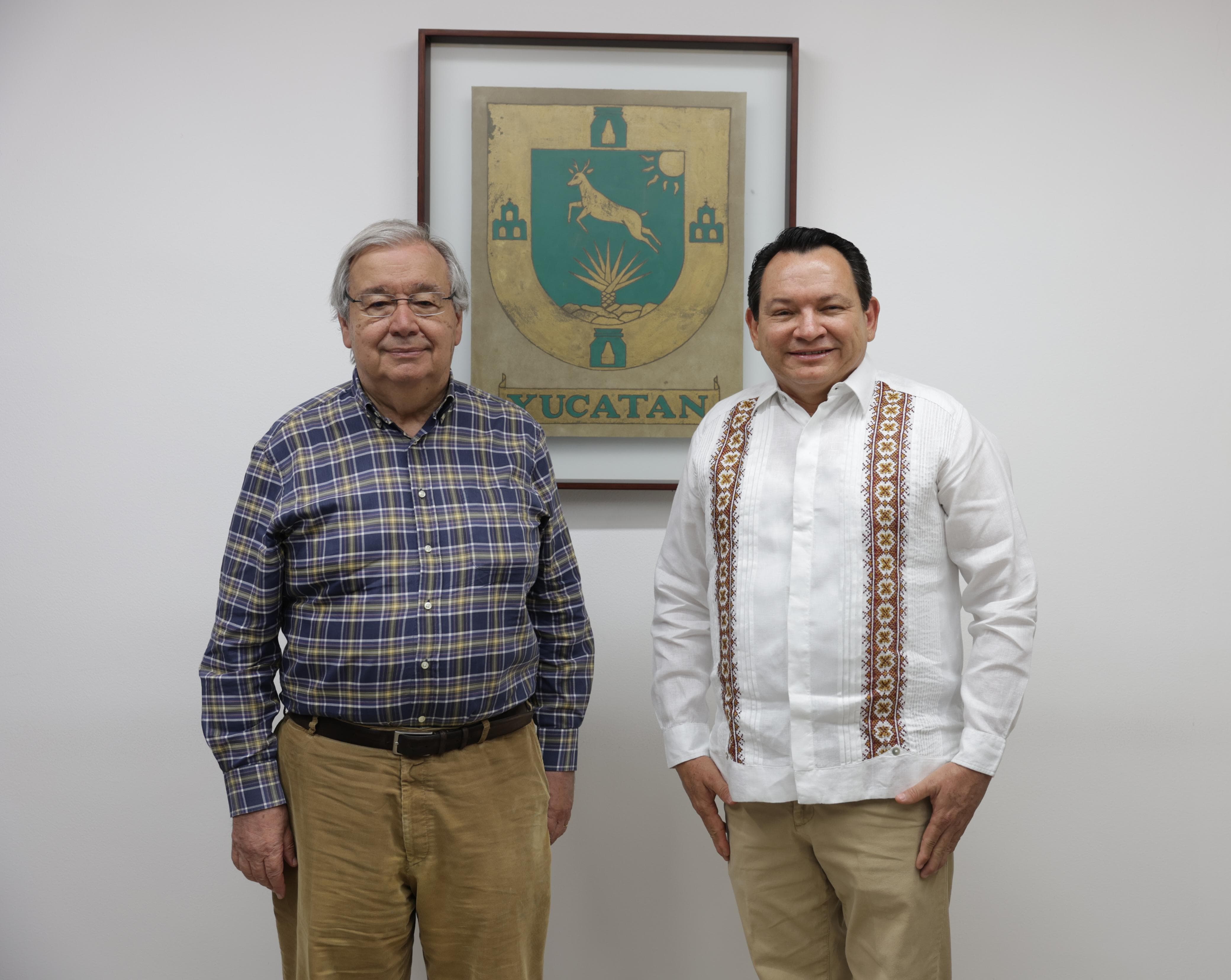 El Secretario General de la Organización de las Naciones Unidas (ONU), Antonio Guterres, visita Yucatán