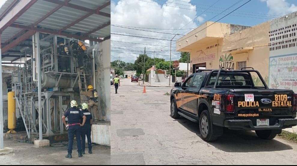 Fuga de amoniaco en el centro de Mérida obliga a la evacuación de vecinos / Son frecuentes las fugas, dicen los habitantes de la zona