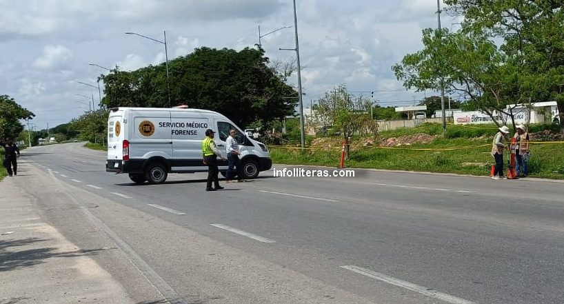 Un peatón intentó cruzar el periférico a la altura del kilómetro 5 / Fue atropellado y murió por el golpe