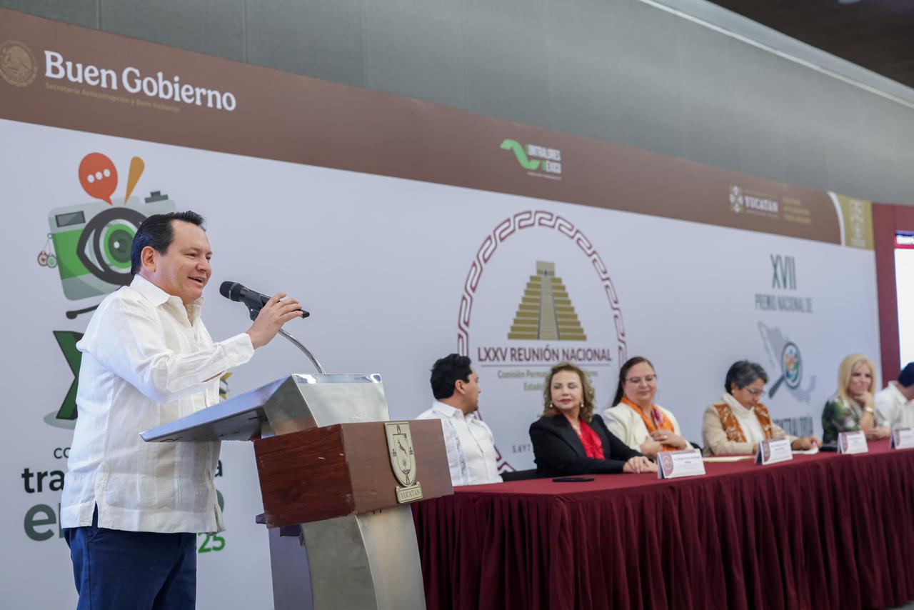 Gobernador Joaquín Díaz Mena encabezó la LXXV Reunión Nacional de la Comisión Permanente de Contralores Estados-Federación