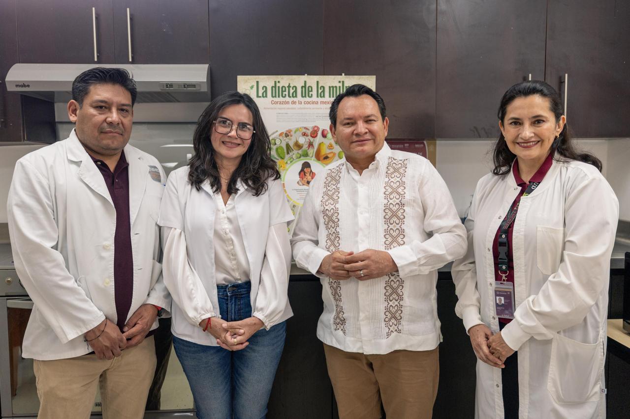 Gobernador Joaquín Díaz Mena visitó la Unidad de Especialidades Médicas de Enfermedades Crónicas