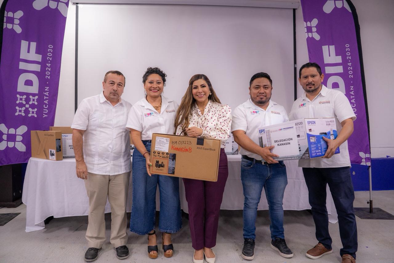 El DIF Yucatán reforzó las capacidades operativas de las delegaciones de la Procuraduría de Protección para Niñas, Niños y Adolescentes, con la entrega de equipo