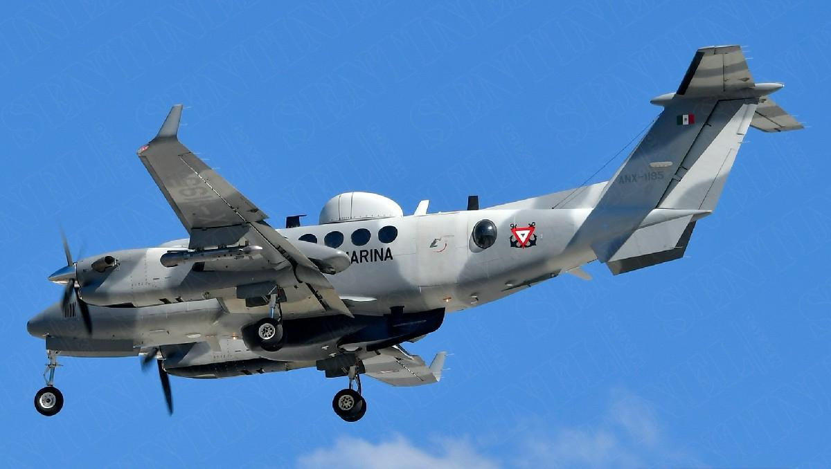 Avión de la Semar que salió de Mérida, Yucatán, con un paciente con quemaduras cayó al mar en Texas