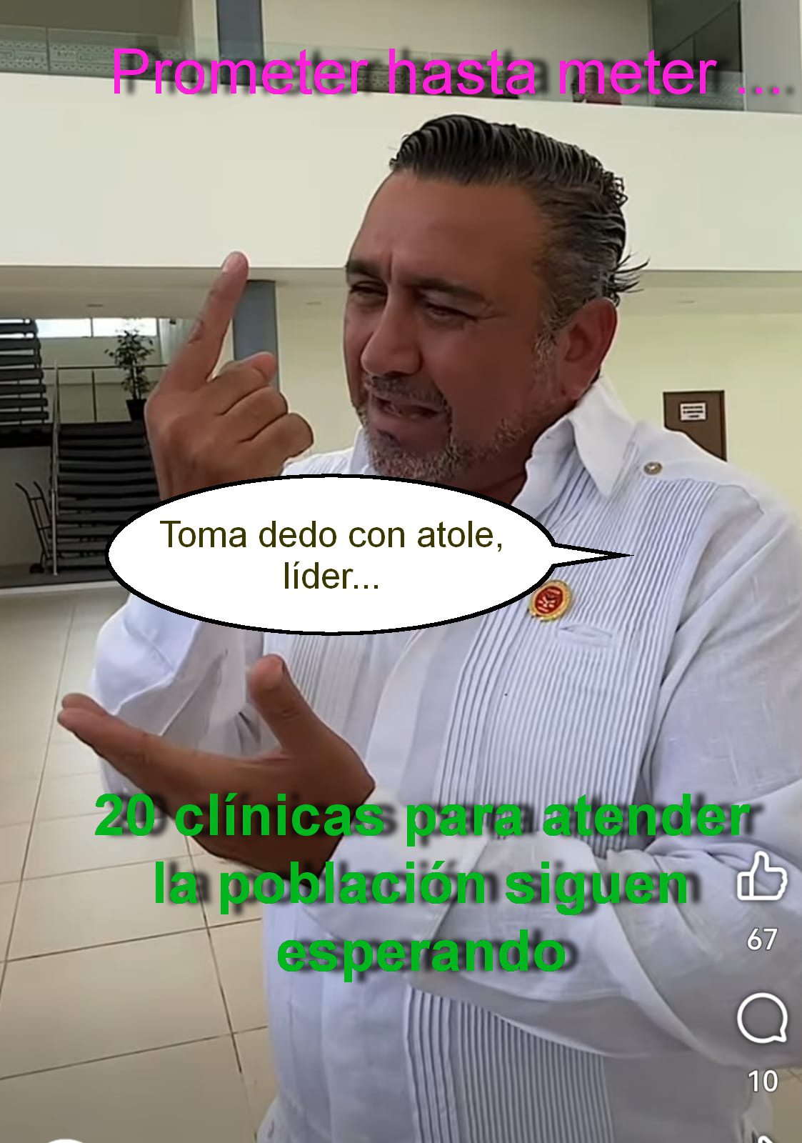 El Meme Navideño … prometer hasta meter, nuevo lema del CATEM