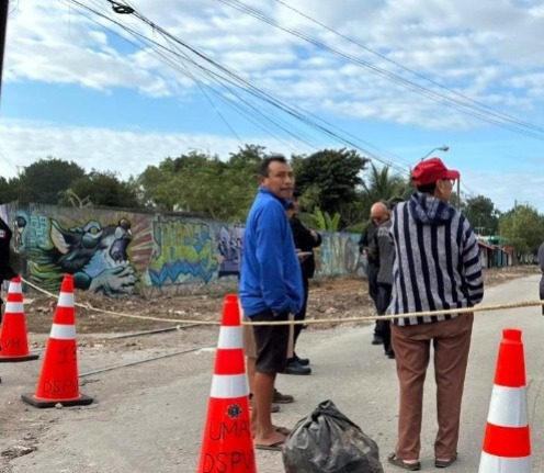 Protestan por obras del Tren Maya de Carga en Umán / Vecinos expresaron su inconformidad cerrando vialidades a la circulación