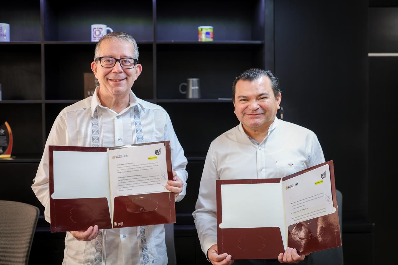 El Sistema Tele Yucatán firmó un convenio de colaboración con el Sistema Público de Radiodifusión del Estado Mexicano