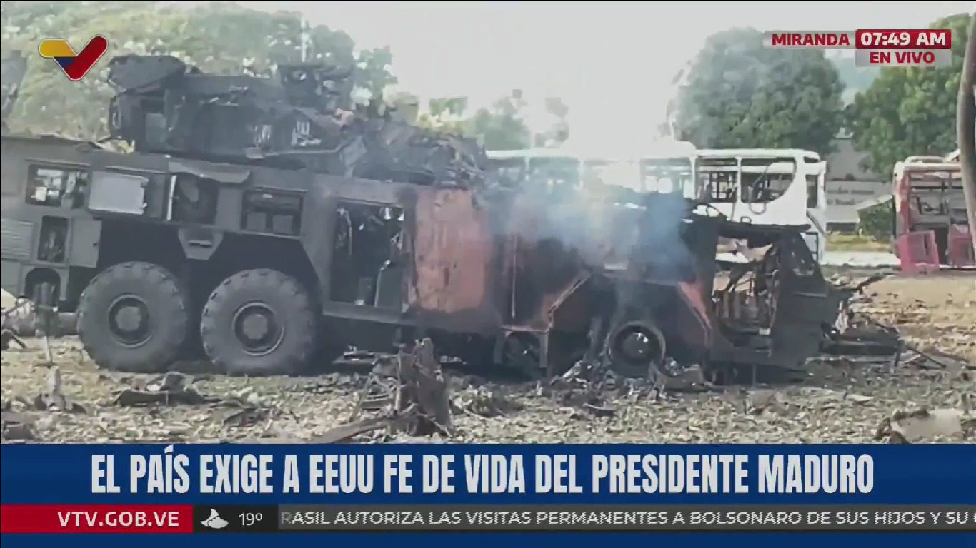 Según la cadena estadounidense ABC, el presidente de Venezuela, Nicolás Maduro, habría sido capturado y trasladado a Nueva York