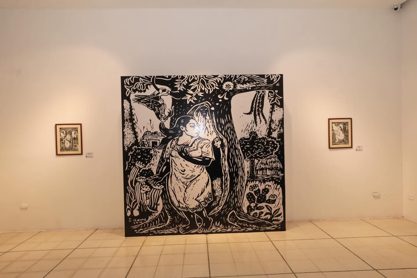 Más de 60 pinturas de Manuel Lizama / Por primera vez exponen una serie de grabados sobre la leyenda de la Xtabay