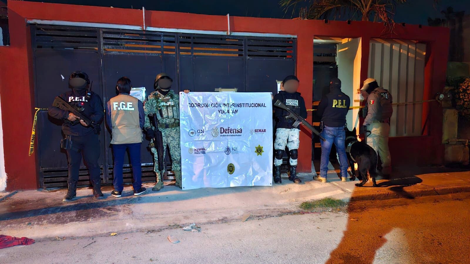 Durante operativo de fuerzas federales y estatales en Dzununcán dos personas fueron detenidas / Se aseguraron drogas naturales y sintéticas