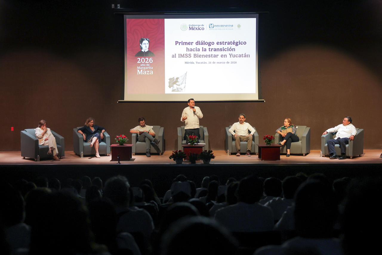 El gobernador Joaquín Díaz Mena encabezó “el Primer Diálogo Estratégico hacia la transición del IMSS-Bienestar en Yucatán”