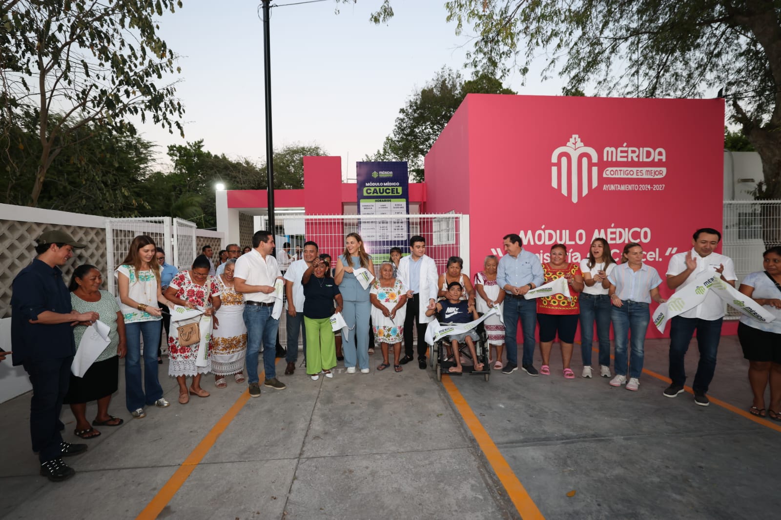 La alcaldesa Cecilia Patrón realizó una amplia entrega de obras y acciones en Ciudad Caucel y la comisaría de Caucel, además de supervisar mejoras de infraestructura