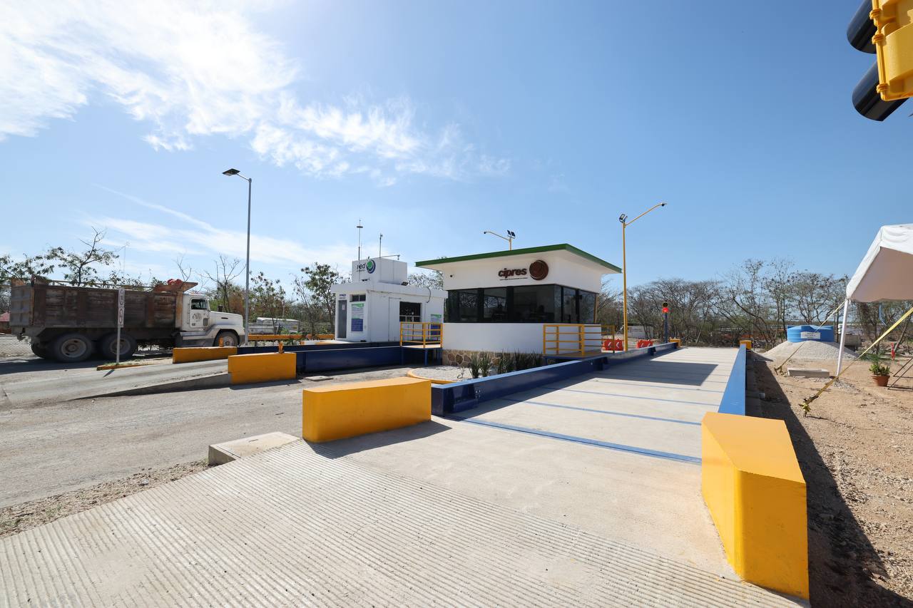 Alcaldesa Cecilia Patrón Laviada inauguró una segunda báscula en el relleno sanitario, que permitirá aumentar la capacidad de recepción y procesamiento de desechos