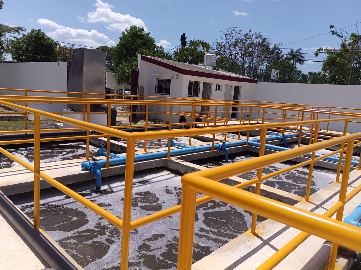 Conagua dio a conocer “la rehabilitación de la Planta de Tratamiento de Aguas Residuales (PTAR) del fraccionamiento Fidel Velázquez” de Mérida
