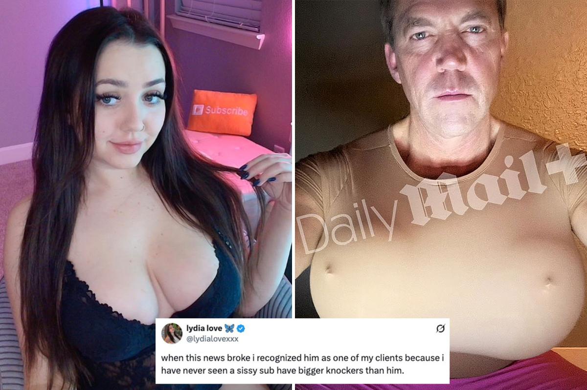 Revelan fotos de Bryon, alias “Busti Bimbo”, esposo de la exsecretaria de Seguridad Nacional, Kristi Noem, disfrazado con senos y ropajes ajustados