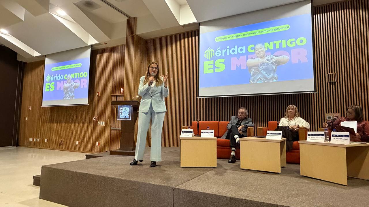 Expone Cecilia Patrón ante comunidad de la UNAM Acatlán “las fortalezas de gobernar con participación ciudadana”