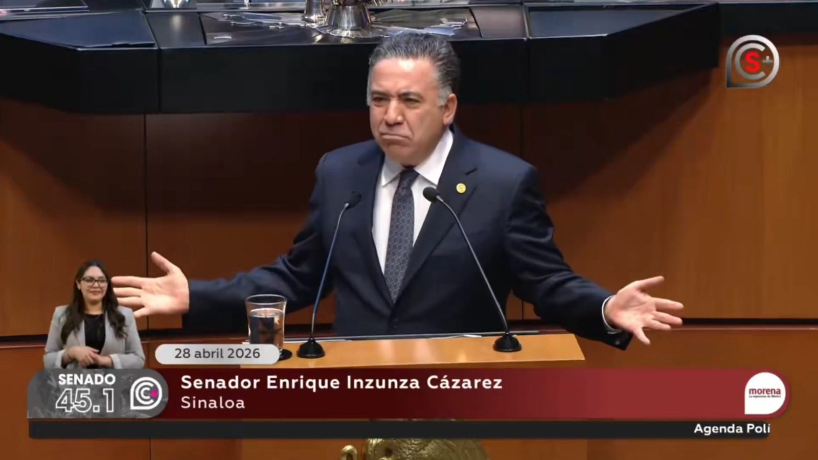 Trasciende en medios de comunicación que el senador morenista, Enrique Inzunza, se encontraría detenido en Estados Unidos