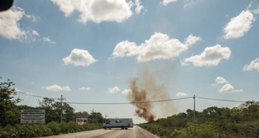 En la Península de Yucatán se duplicó el número de incendios forestales / La ola de calor que prevalece en México genera las condiciones adecuadas para la aparición del fuego